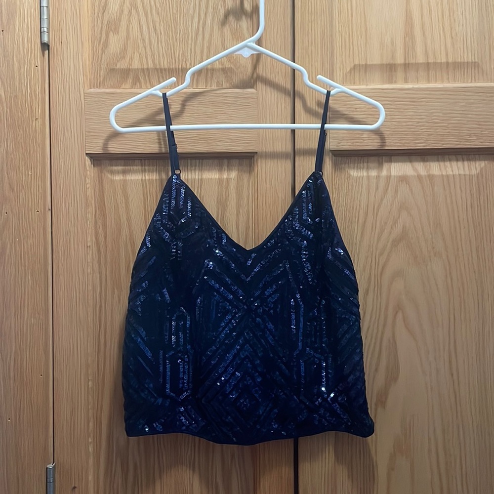 Sequin tank top